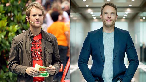 Ernst-Marcus Thomas hat sich über die Jahre stark verändert: Links 2008 beim "Fernsehgarten", rechts 2016. Ernst-Marcus Thomas hat sich über die Jahre stark verändert: Links 2008 beim "Fernsehgarten", rechts 2016.