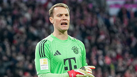 Musste zur Halbzeit verletzungsbedingt ausgewechselt werden: Manuel Neuer. Musste zur Halbzeit verletzungsbedingt ausgewechselt werden: Manuel Neuer.