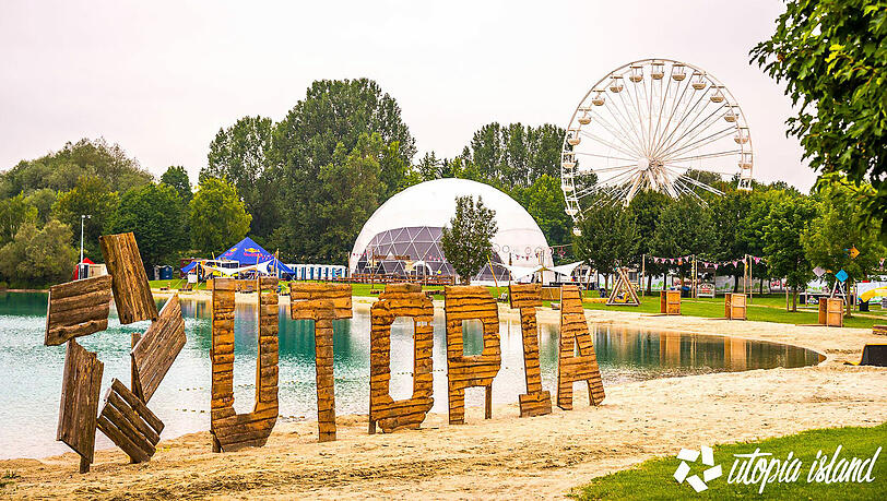 Das Festival "Utopia Island" findet erst wieder 2019 statt. Das Festival "Utopia Island" findet erst wieder 2019 statt.