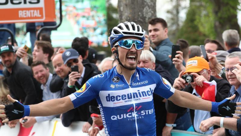 Julian Alaphilippe gewann die längste Etappe des diesjährigen Critérium du Dauphiné. Julian Alaphilippe gewann die längste Etappe des diesjährigen Critérium du Dauphiné.