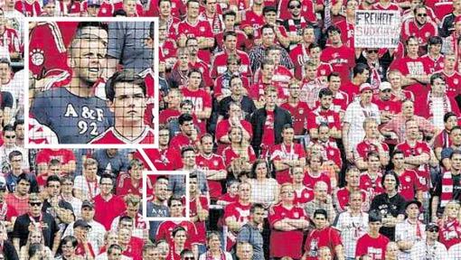 Im Herzen des Südkurve: AZ-Reporter Markus Ehrlich (siehe kleiner Kasten) steht gegen Nürnberg mitten im Block 112 der Allianz Arena. Im Herzen des Südkurve: AZ-Reporter Markus Ehrlich (siehe kleiner Kasten) steht gegen Nürnberg mitten im Block 112 der Allianz Arena.