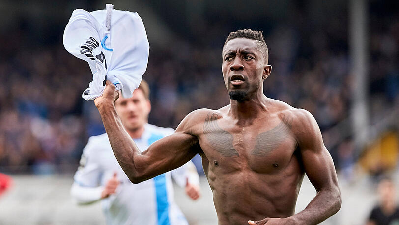 Wurde gegen den Chemnitzer FC zum Matchwinner: Prince Owusu. Wurde gegen den Chemnitzer FC zum Matchwinner: Prince Owusu.
