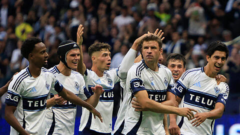 Thomas Müller schießt Vancouver zum Sieg. Thomas Müller schießt Vancouver zum Sieg.