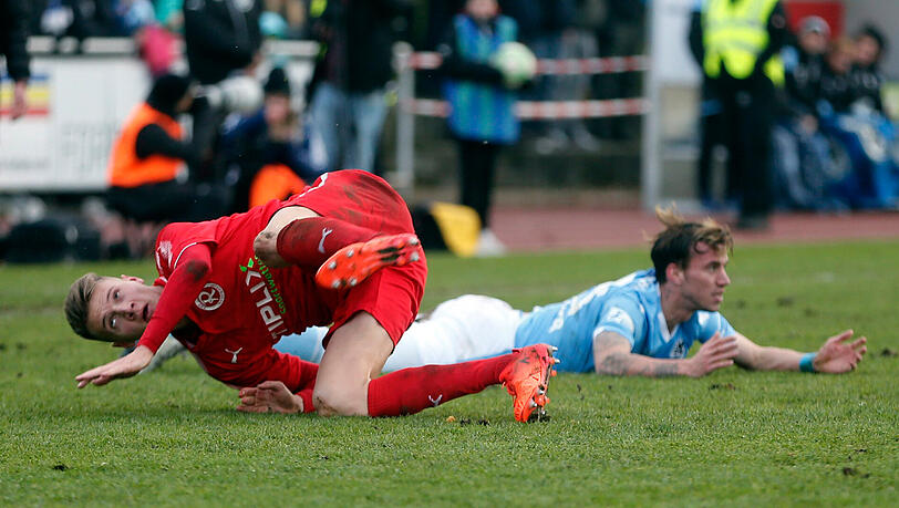 Torjäger des TSV 1860: Nico Karger (re.). Torjäger des TSV 1860: Nico Karger (re.).