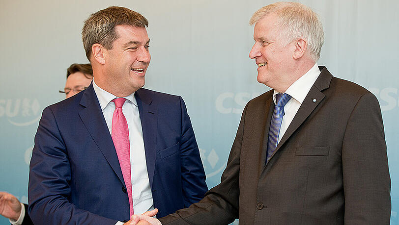 Seehofer und Söder: In den ZDF-Gremien meisten auf Sendepause. Seehofer und Söder: In den ZDF-Gremien meisten auf Sendepause.
