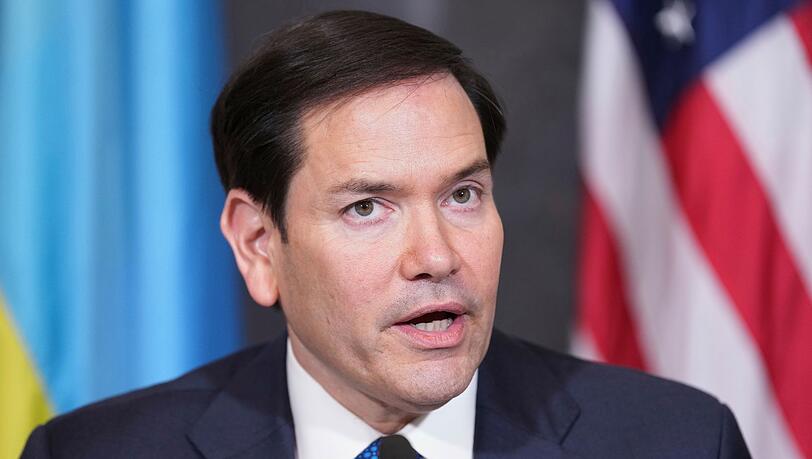 US-Außenminister Rubio will bei den Verhandlungen mit der Ukraine und Russland über ein Kriegsende schnelle Ergebnisse. (Archivbild) US-Außenminister Rubio will bei den Verhandlungen mit der Ukraine und Russland über ein Kriegsende schnelle Ergebnisse. (Archivbild)