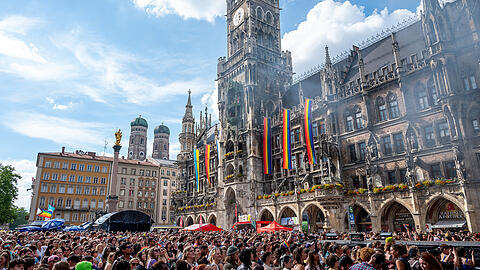 CSD 2024 Hauptbühne Marienplatz CSD 2024 Hauptbühne Marienplatz