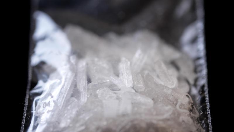 Die synthetische Droge Crystal Speed ist in Plastik verpackt. Foto: David-Wolfgang Ebener/Archiv Die synthetische Droge Crystal Speed ist in Plastik verpackt. Foto: David-Wolfgang Ebener/Archiv