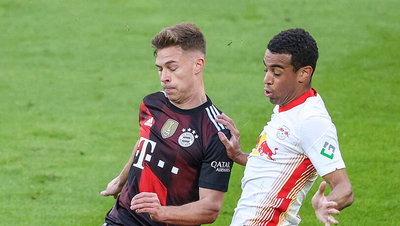 Ein Teil des magischen Dreiecks: Joshua Kimmich (l.). Ein Teil des magischen Dreiecks: Joshua Kimmich (l.).