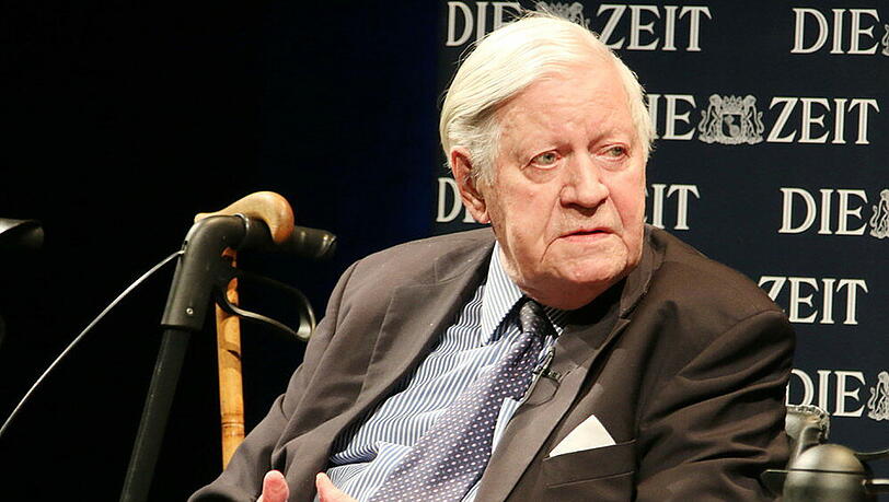 Helmut Schmidt bei einer Veranstaltung der "Zeit" Helmut Schmidt bei einer Veranstaltung der "Zeit"