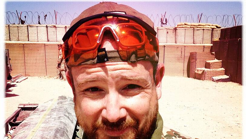 Gregor Weber als Soldat: Er war dreieinhalb Monate in Kunduz stationiert. Gregor Weber als Soldat: Er war dreieinhalb Monate in Kunduz stationiert.