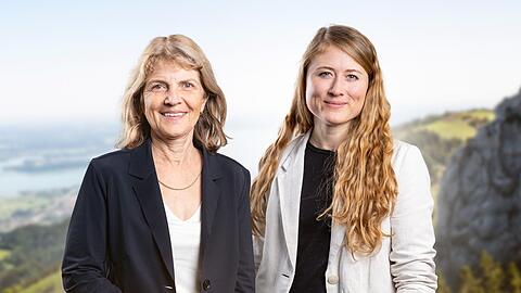 Birgit Seeholzer (l.) und Rosanna Haider von der Chiemgau GmbH. Sie wollen eine Kreislaufwirtschaft aufbauen. Birgit Seeholzer (l.) und Rosanna Haider von der Chiemgau GmbH. Sie wollen eine Kreislaufwirtschaft aufbauen.
