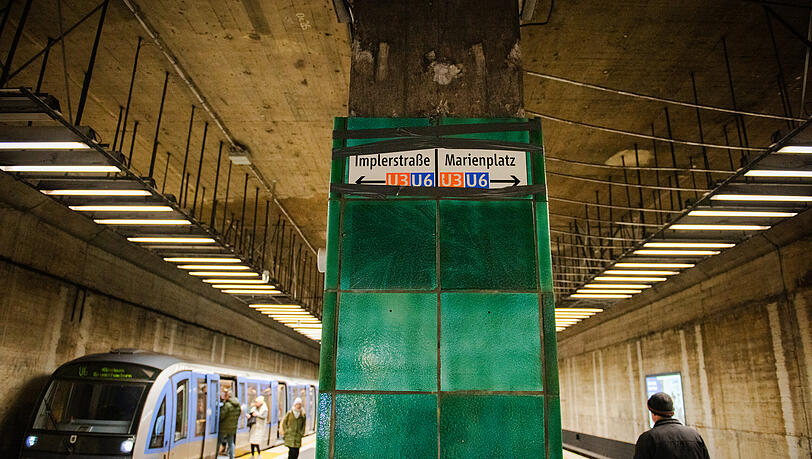 Hier und da marode: Der U-Bahnhof Goetheplatz. Hier und da marode: Der U-Bahnhof Goetheplatz.