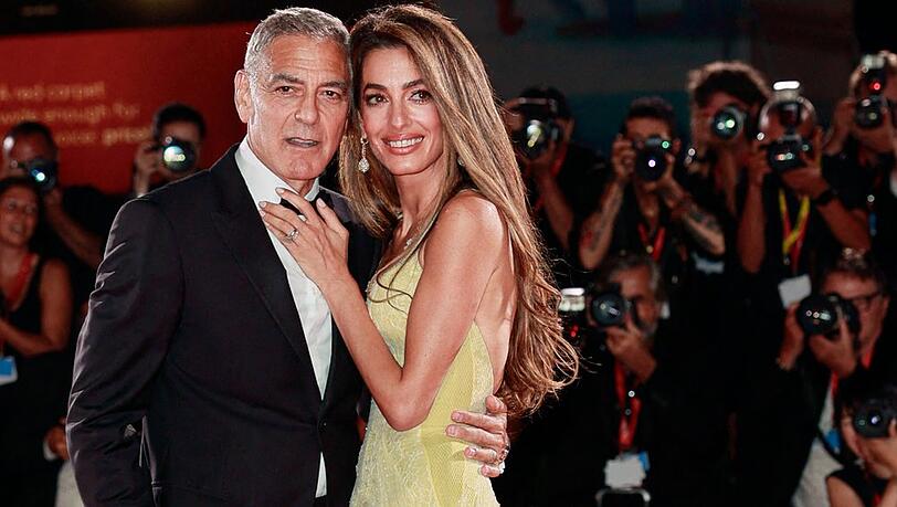 Amal und George Clooney strahlten auch bei den Filmfestspielen von Venedig um die Wette. Amal und George Clooney strahlten auch bei den Filmfestspielen von Venedig um die Wette.