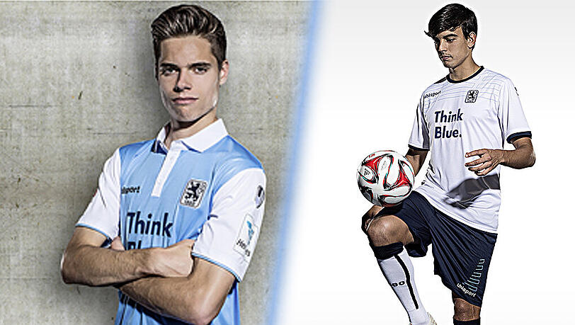 Links: das Heimtrikot. Rechts: Auswärts Links: das Heimtrikot. Rechts: Auswärts