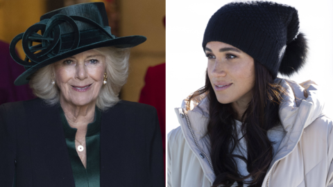 Königin Camilla soll der Presse Stoff geliefert haben, um Herzogin Meghan in ein schlechtes Licht zu rücken. Königin Camilla soll der Presse Stoff geliefert haben, um Herzogin Meghan in ein schlechtes Licht zu rücken.