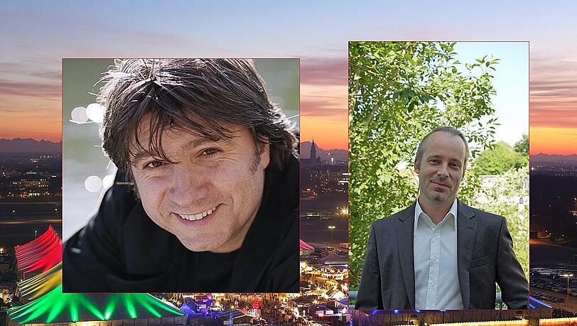 Treppengespräch mit Werner Boote (l) und Prof. Dr. Christian Laforsch (r) Treppengespräch mit Werner Boote (l) und Prof. Dr. Christian Laforsch (r)