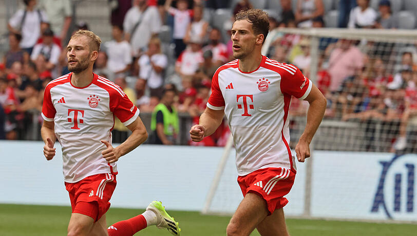 Konrad Laimer (li.) oder Leon Goretzka? Sky-Experte Didi Hamann hat dazu eine klare Meinung. Konrad Laimer (li.) oder Leon Goretzka? Sky-Experte Didi Hamann hat dazu eine klare Meinung.