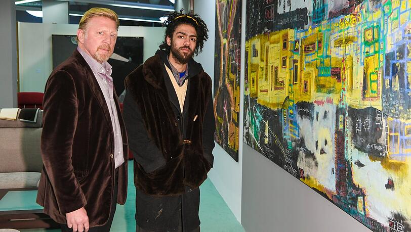 Boris Becker und sein ältester Sohn Noah