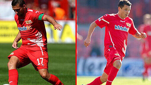 Union Berlin trifft ohne Torsten Mattuschka (l.) und Christoph Quring auf die Löwen. Union Berlin trifft ohne Torsten Mattuschka (l.) und Christoph Quring auf die Löwen.
