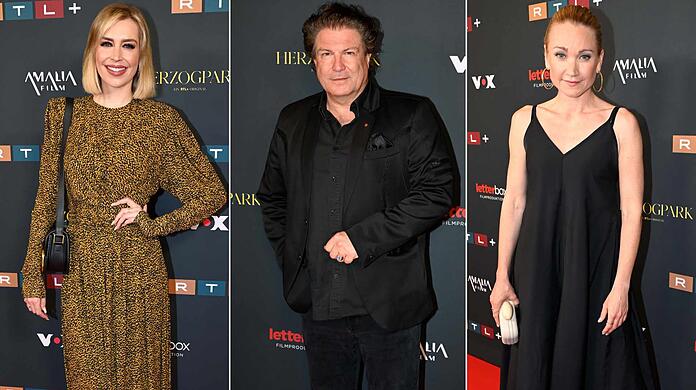 Verena Kerth, Francis Fulton-Smith und Lisa Maria Potthoff: Gut gelaunte Promis bei der Premiere zu "Herzogpark" in München. Verena Kerth, Francis Fulton-Smith und Lisa Maria Potthoff: Gut gelaunte Promis bei der Premiere zu "Herzogpark" in München.