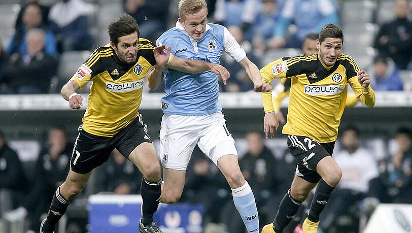 Der TSV 1860 und der VfR Aalen trennten sich im Rückspiel 1:1. Der TSV 1860 und der VfR Aalen trennten sich im Rückspiel 1:1.