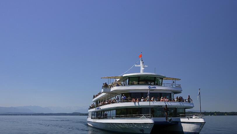 Künftig rauchfrei: Ein Dampfer der Staatlichen Seenschifffahrt auf dem Starnberger See.