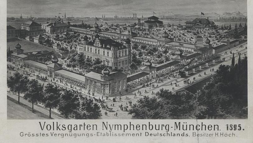 Der Volksgarten, der größte "Amüsierpark" im Deutschen Reich. Der Volksgarten, der größte "Amüsierpark" im Deutschen Reich.