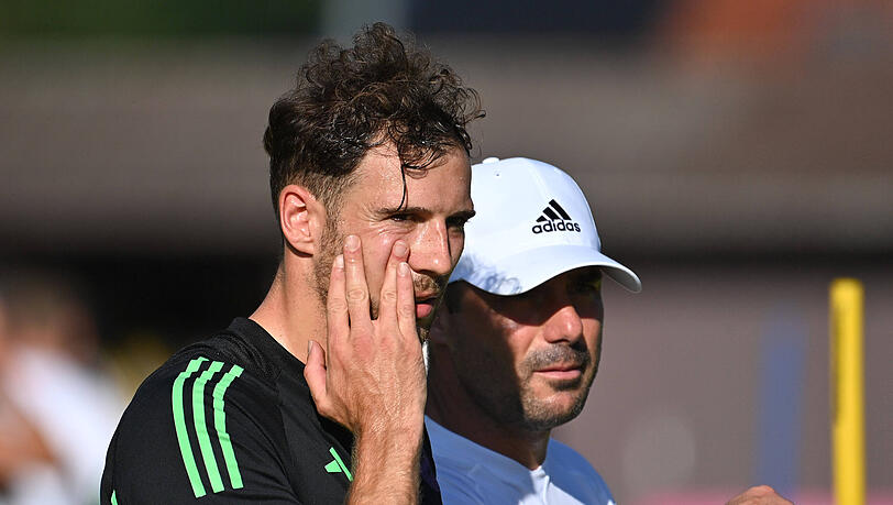 Bayern-Star Leon Goretzka im Trainingslager am Tegernsee. Bayern-Star Leon Goretzka im Trainingslager am Tegernsee.