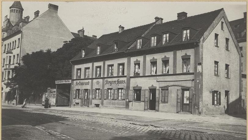 Sein legendäres Lokal in der Tegernseer Landstraße 75: der "Steyrer Hans". Sein legendäres Lokal in der Tegernseer Landstraße 75: der "Steyrer Hans".