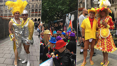 So bunt ist der CSD. Die Besten Bilder vom Marienplatz und der Parade. So bunt ist der CSD. Die Besten Bilder vom Marienplatz und der Parade.