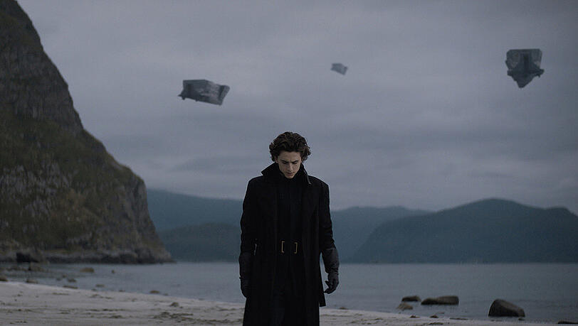 Timothée Chalamet als Paul Atreides in "Dune" von Regisseur Denis Villeneuve. Timothée Chalamet als Paul Atreides in "Dune" von Regisseur Denis Villeneuve.