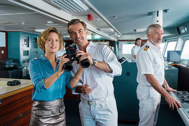 "Das Traumschiff" mit Florian Silbereisen (Mitte) ist längst ein Klassiker im ZDF. "Das Traumschiff" mit Florian Silbereisen (Mitte) ist längst ein Klassiker im ZDF.