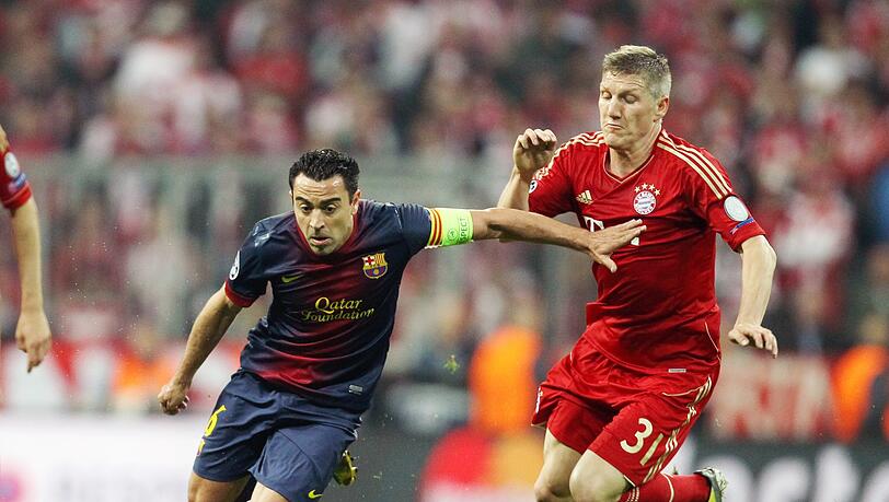 Ein Mittelfeld-Duo mit Xavi und Bastian Schweinsteiger hätten sich die Bayern-Bosse gut vorstellen können. Ein Mittelfeld-Duo mit Xavi und Bastian Schweinsteiger hätten sich die Bayern-Bosse gut vorstellen können.