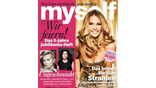 Das Cover der Jubiläumsausgabe von "myself" Das Cover der Jubiläumsausgabe von "myself"