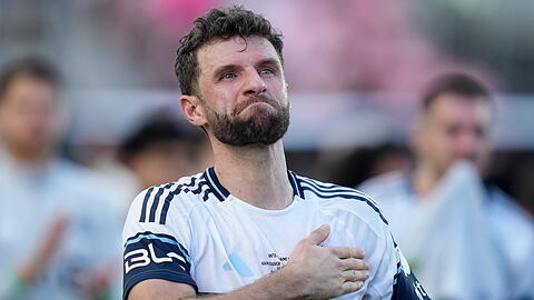 Thomas Müller stand gleich in seiner Debüt-Saison im MLS-Finale. Thomas Müller stand gleich in seiner Debüt-Saison im MLS-Finale.