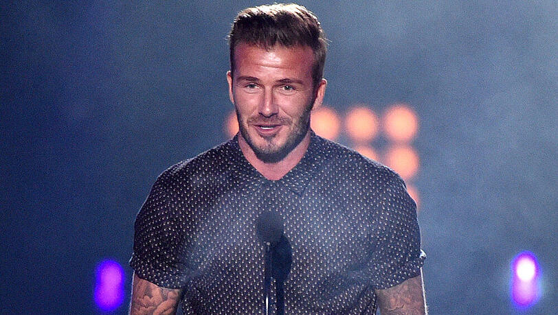 David Beckham ist für seinen muskulösen Körper bekannt David Beckham ist für seinen muskulösen Körper bekannt