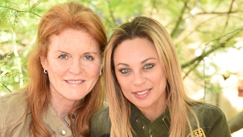 Sarah Ferguson und Lilly Becker in der Toskana Sarah Ferguson und Lilly Becker in der Toskana