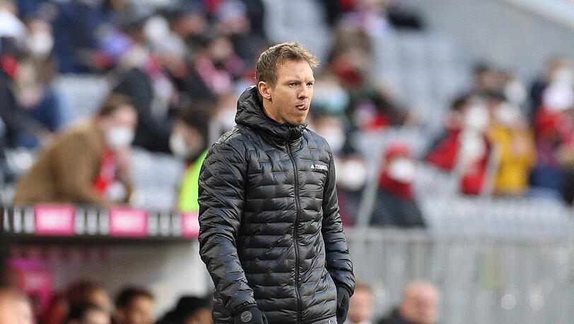 Bayern-Coach Julian Nagelsmann hat eine negative Bilanz gegen Eintracht Frankfurt. Bayern-Coach Julian Nagelsmann hat eine negative Bilanz gegen Eintracht Frankfurt.