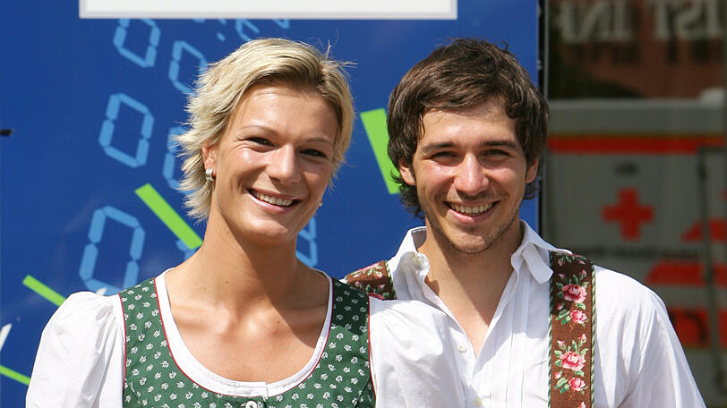 Kennen sich seit Kindertagen: Höfl-Riesch und Neureuther, hier im Jahr 2008.