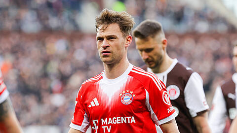 Joshua Kimmich bittet die Fans des FC Bayern vor dem Kracher gegen Real Madrid um lautstarke Unterstützung. Joshua Kimmich bittet die Fans des FC Bayern vor dem Kracher gegen Real Madrid um lautstarke Unterstützung.