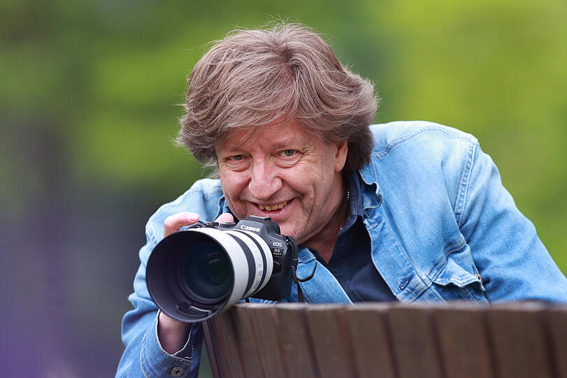 Stadtspaziergänger Sigi Müller. Stadtspaziergänger Sigi Müller.