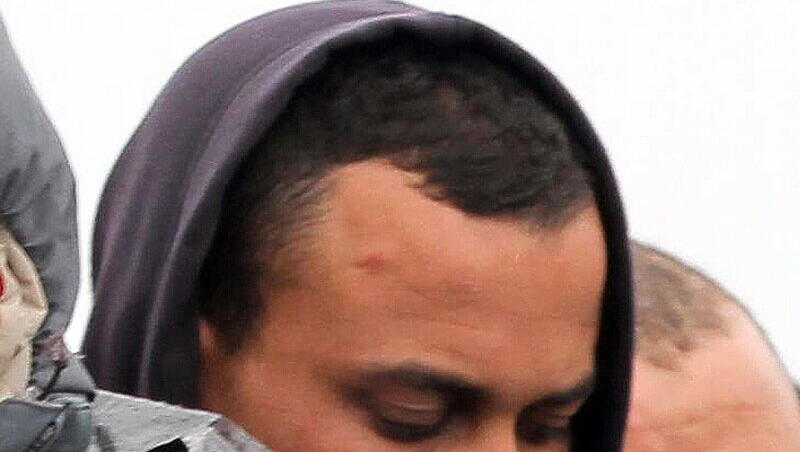 Das Foto zeigt den Marokkaner Abdelmajid Touil bei seiner Ankunft in Porto Empedocle, Sizilien. Das Foto zeigt den Marokkaner Abdelmajid Touil bei seiner Ankunft in Porto Empedocle, Sizilien.