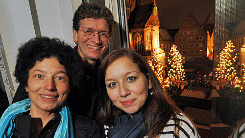 Freuen sich auf den Prolog: Mama Birgit, Papa Christian und Schwester Eva. Freuen sich auf den Prolog: Mama Birgit, Papa Christian und Schwester Eva.