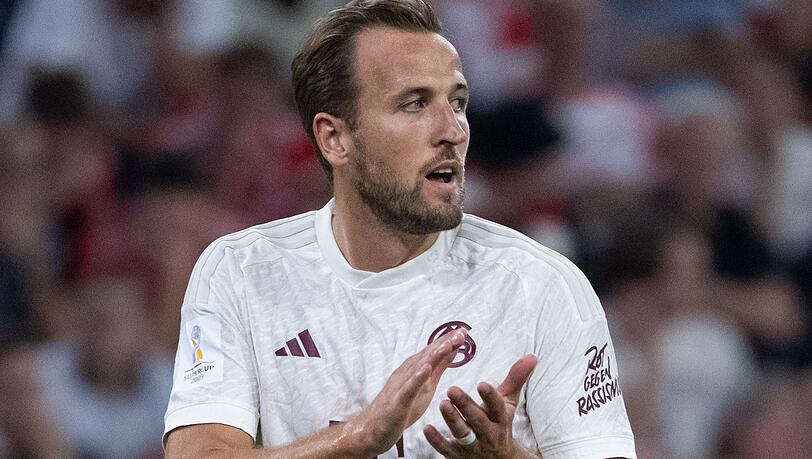 Harry Kane von München in Aktion. Harry Kane von München in Aktion.