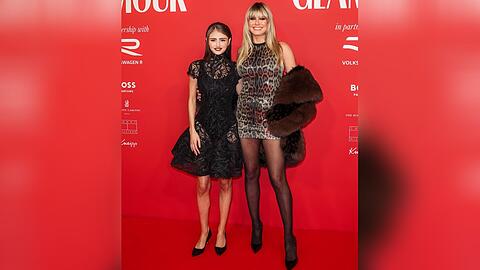 Leni und Heidi Klum bei der Preisverleihung. Leni und Heidi Klum bei der Preisverleihung.