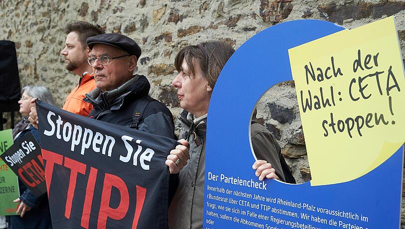 Das bereits ausgehandelte Ceta-Abkommen gilt als Blaupause für TTIP. Foto: Thomas Frey Das bereits ausgehandelte Ceta-Abkommen gilt als Blaupause für TTIP. Foto: Thomas Frey