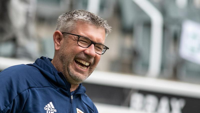 Trainer Urs Fischer pocht mit dem 1. FC Union Berlin weiter auf die Außenseiterrolle. Trainer Urs Fischer pocht mit dem 1. FC Union Berlin weiter auf die Außenseiterrolle.