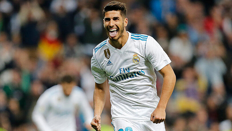 Sein Vertrag bei Real Madrid läuft noch bis 30. Juni 2023: Marco Asensio. Sein Vertrag bei Real Madrid läuft noch bis 30. Juni 2023: Marco Asensio.