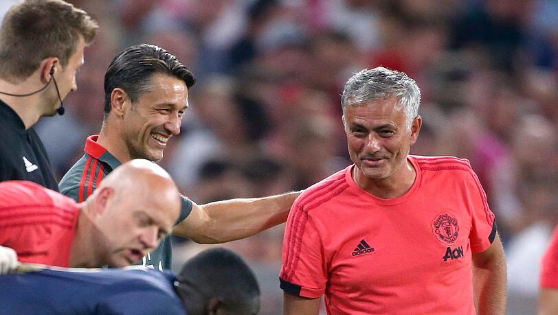 Niko Kovac (l.) und José Mourinho lernten sich bei einem Freundschaftsspiel im vergangenen Sommer kennen. Niko Kovac (l.) und José Mourinho lernten sich bei einem Freundschaftsspiel im vergangenen Sommer kennen.
